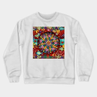 Kaleidoscopic Fish Crewneck Sweatshirt